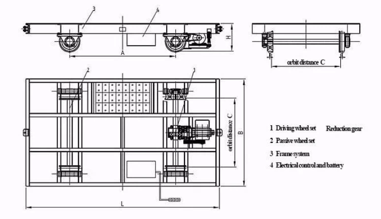 transfer cart drawing transfer cart drawing