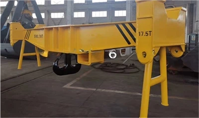 후크가 있는 80T 카고 빔